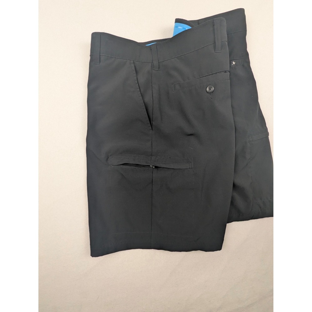 Birdie Bound Mens Golf Shorts Black Size 40 Performance Stretch Flat Front